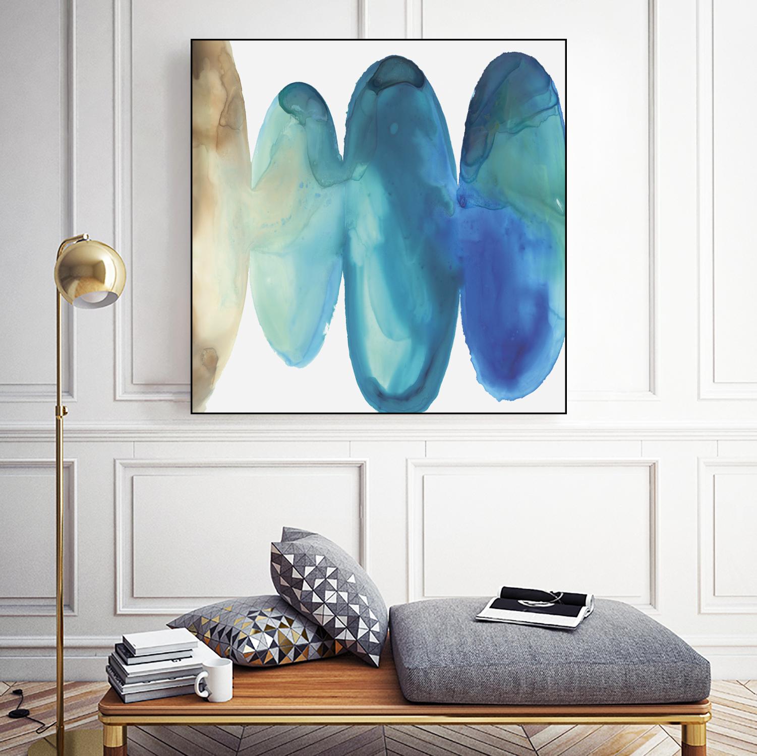 Bound II by Eva Watts on GIANT ART - white abstract