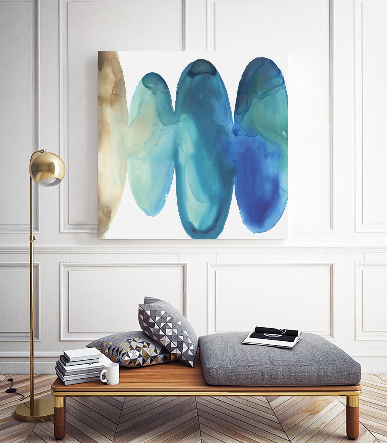 Bound II by Eva Watts on GIANT ART - white abstract