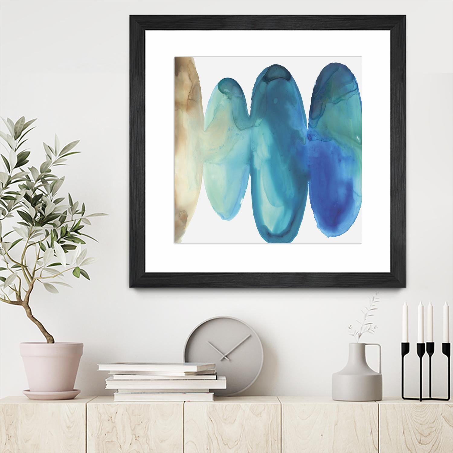 Bound II by Eva Watts on GIANT ART - white abstract