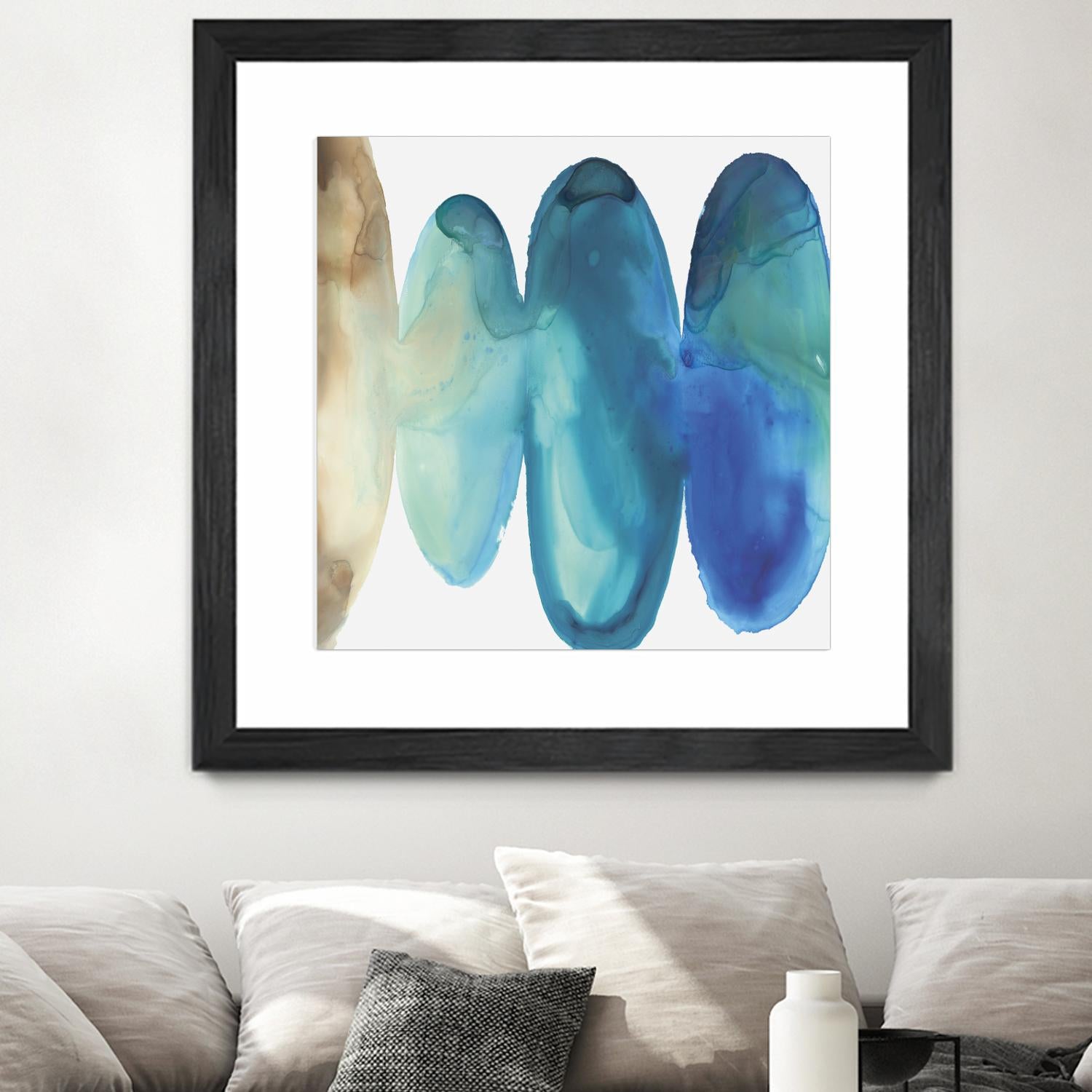 Bound II by Eva Watts on GIANT ART - white abstract