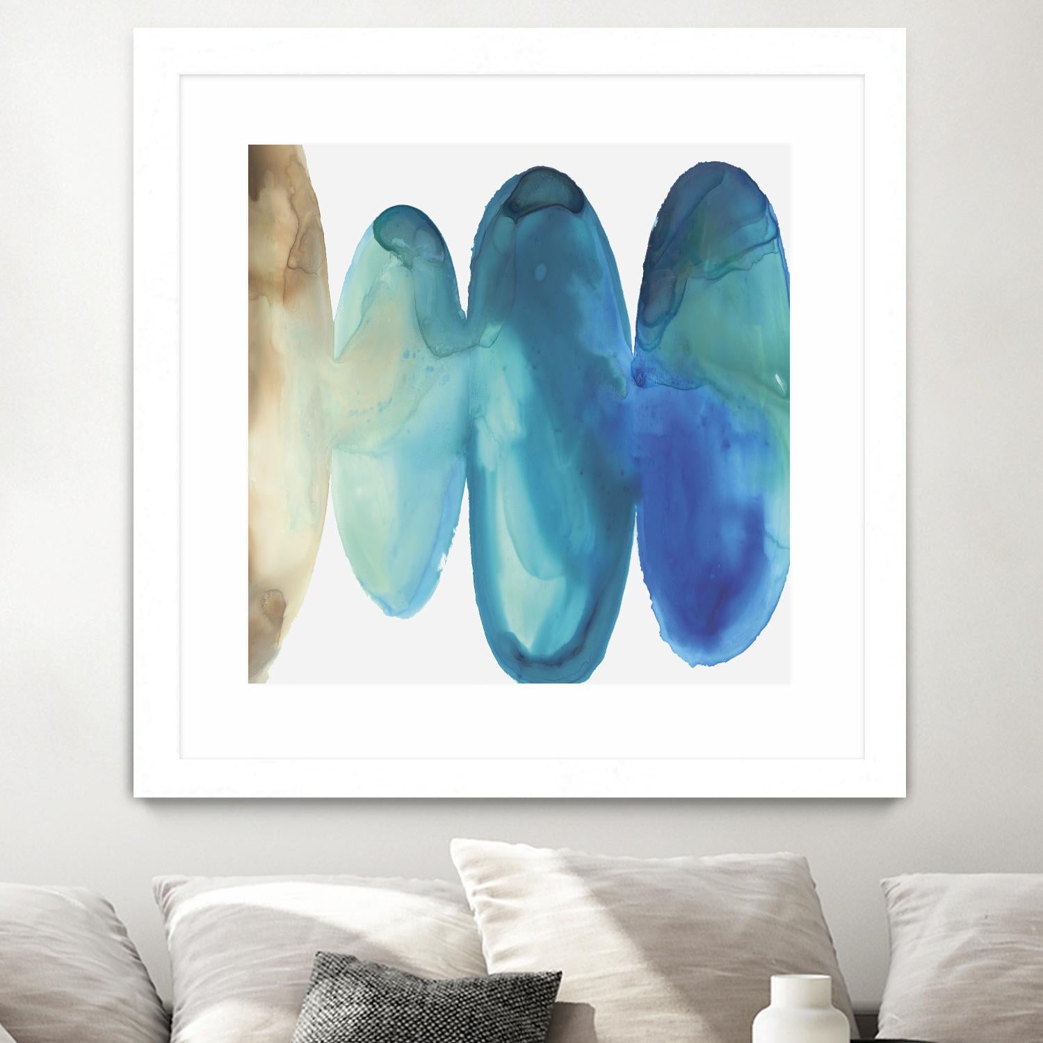 Bound II by Eva Watts on GIANT ART - white abstract