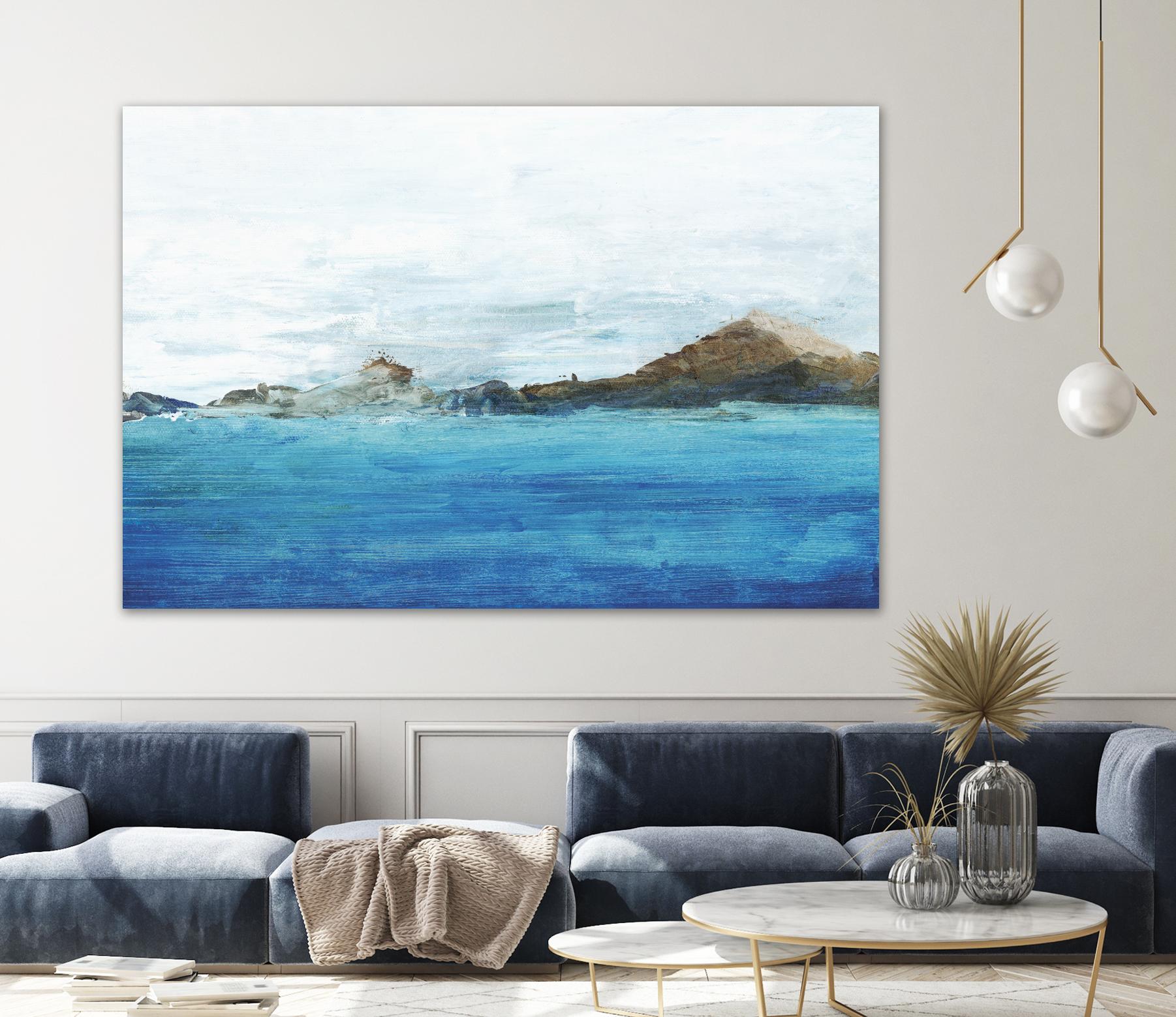 Coastal Views by Isabelle Z on GIANT ART - white landscape