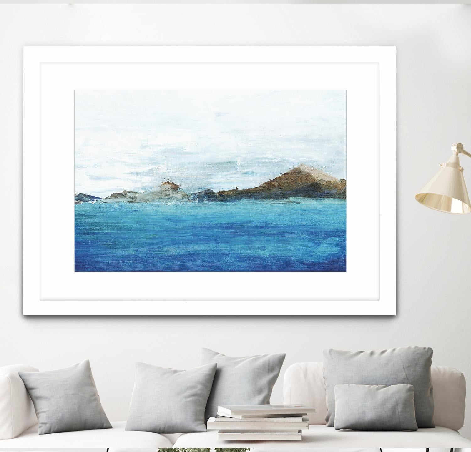 Coastal Views by Isabelle Z on GIANT ART - white landscape