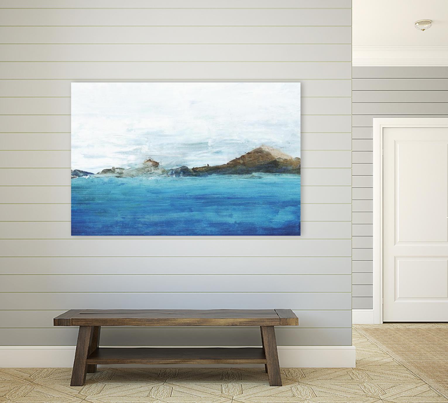 Coastal Views by Isabelle Z on GIANT ART - white landscape