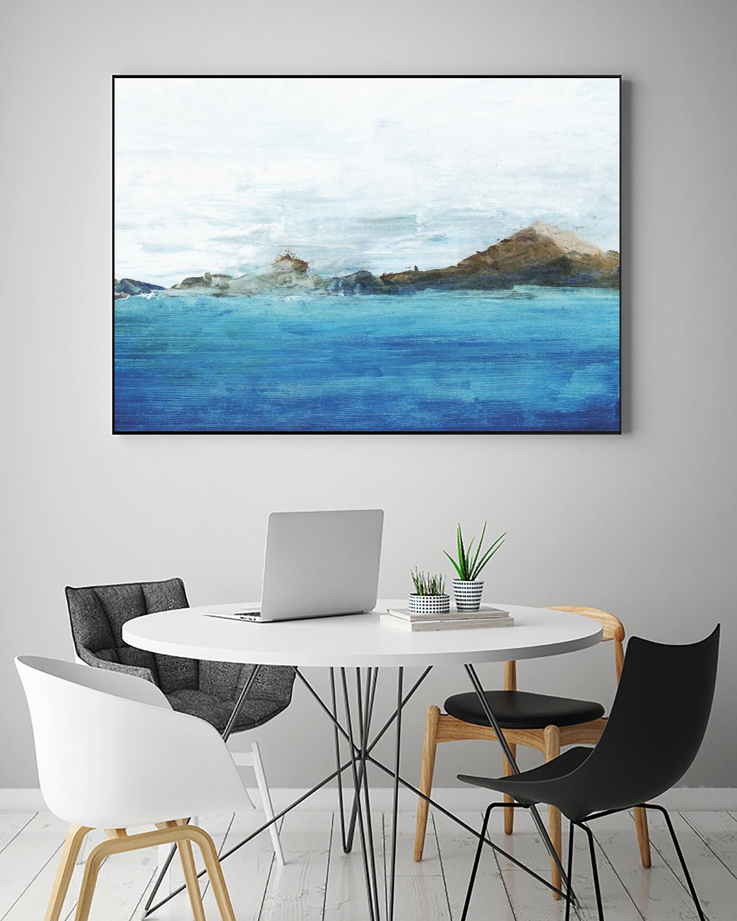 Coastal Views by Isabelle Z on GIANT ART - white landscape