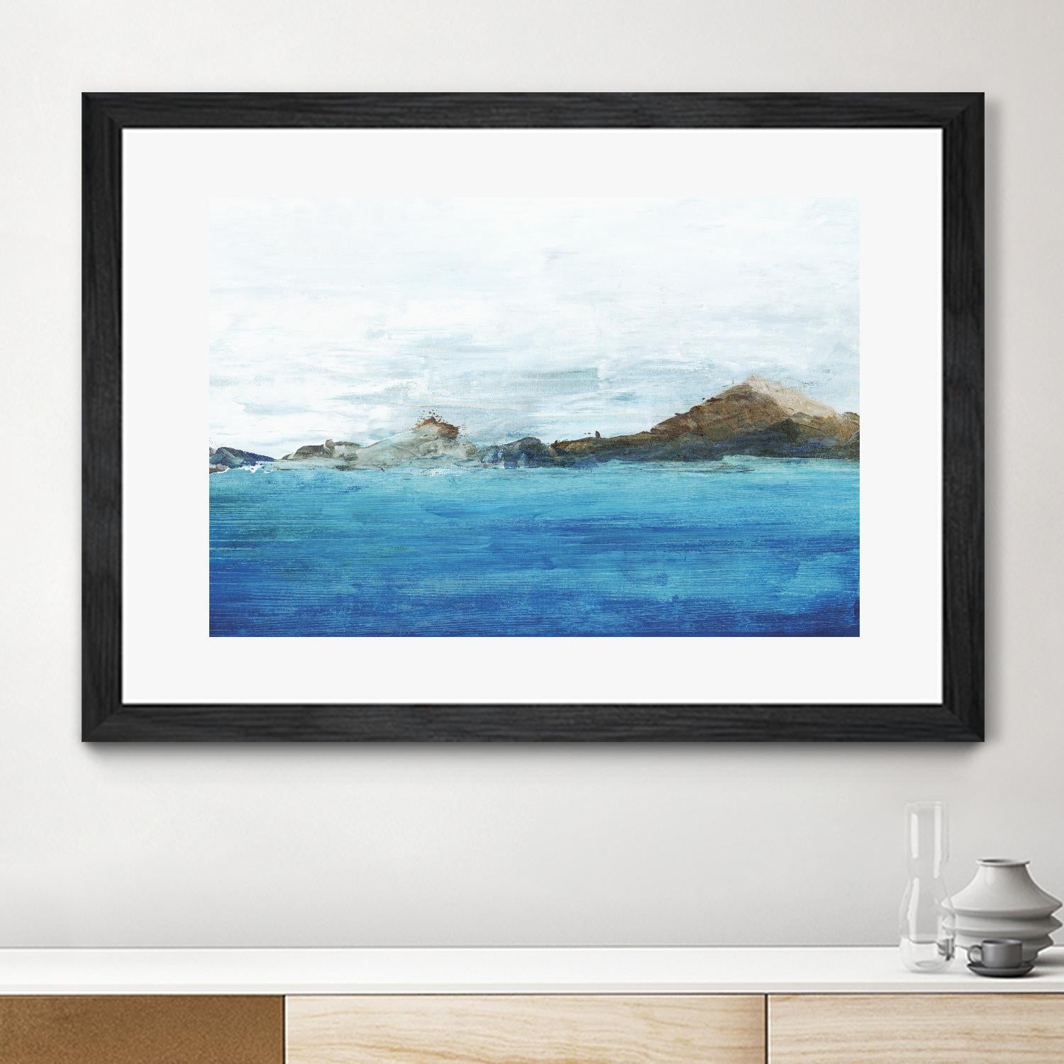 Coastal Views by Isabelle Z on GIANT ART - white landscape
