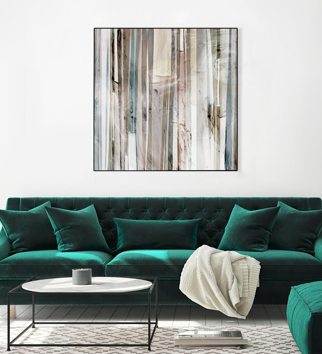 Subdued II by Isabelle Z on GIANT ART - white abstract
