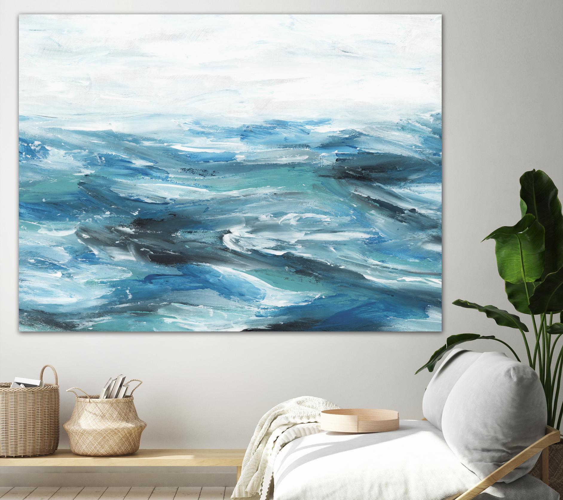 Oceanic II by Isabelle Z on GIANT ART - white sea scene