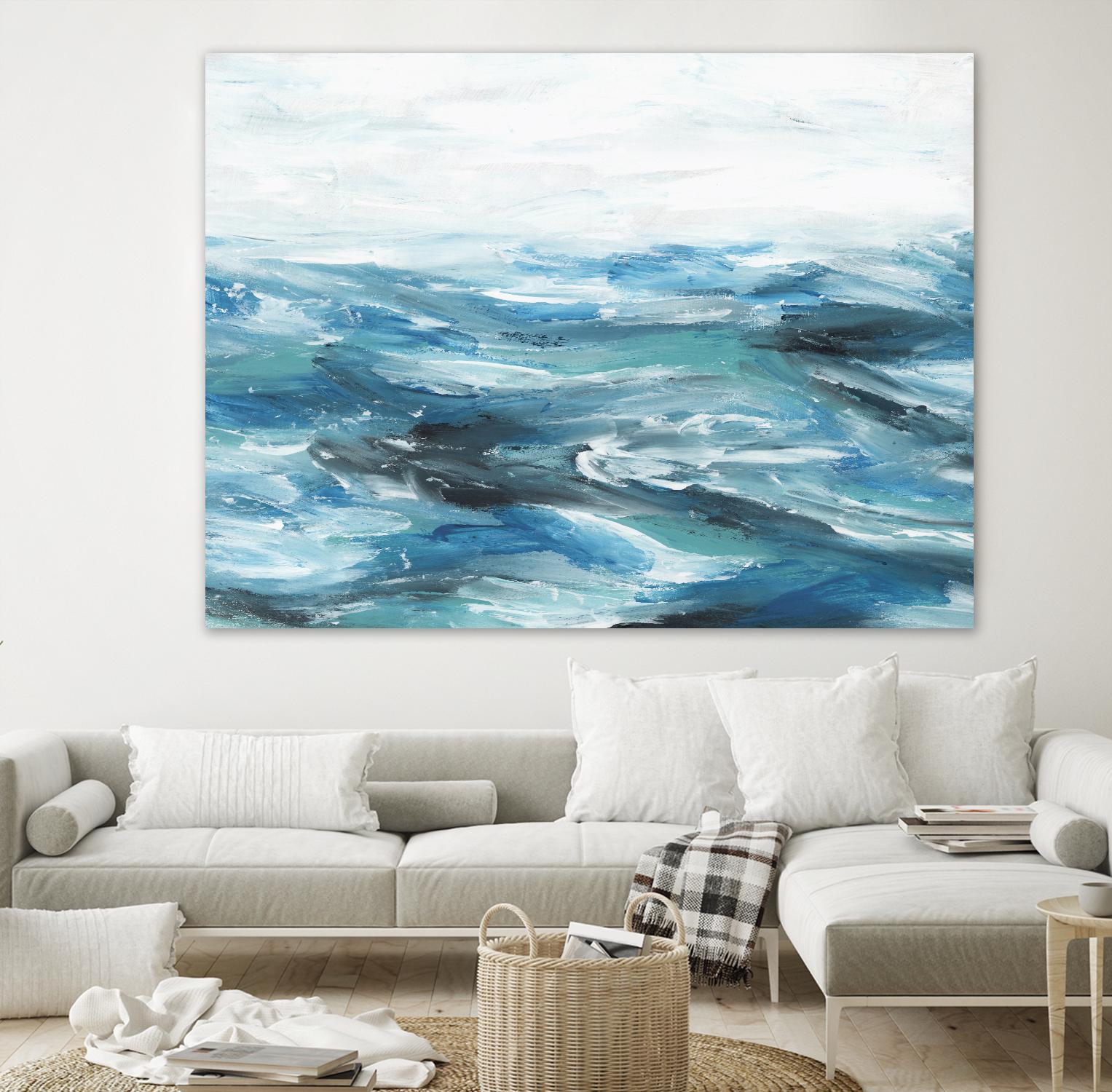 Oceanic II by Isabelle Z on GIANT ART - white sea scene
