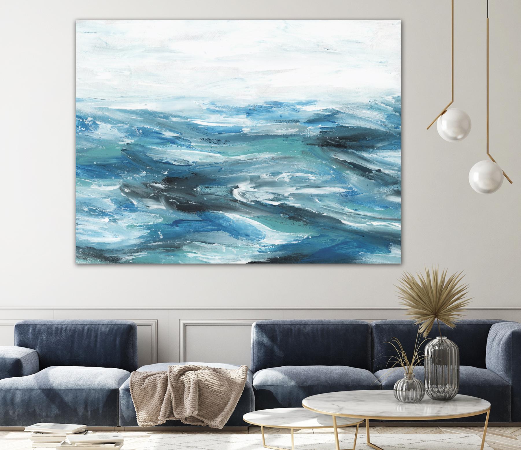 Oceanic II by Isabelle Z on GIANT ART - white sea scene