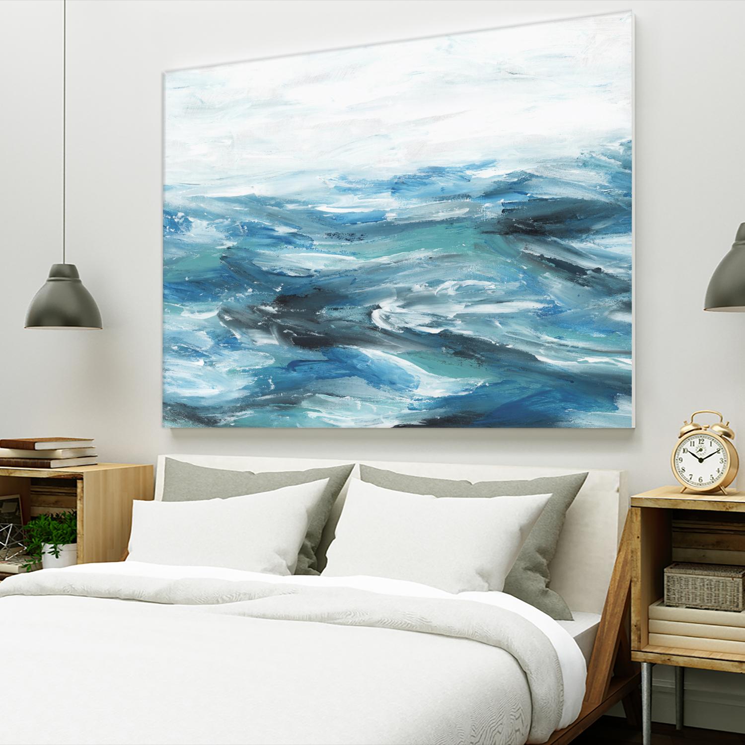 Oceanic II by Isabelle Z on GIANT ART - white sea scene