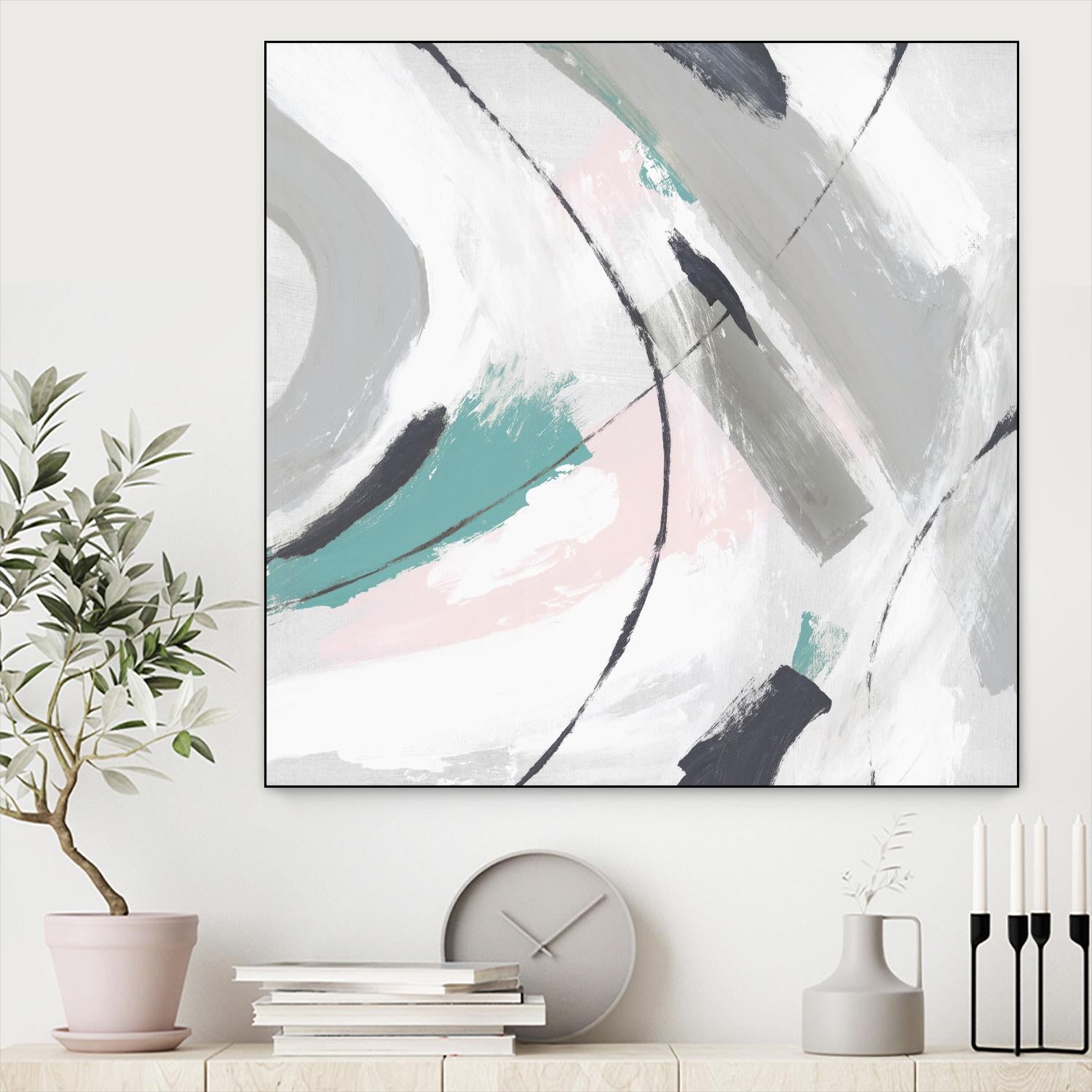 Neutre II by Isabelle Z on GIANT ART - grey abstract