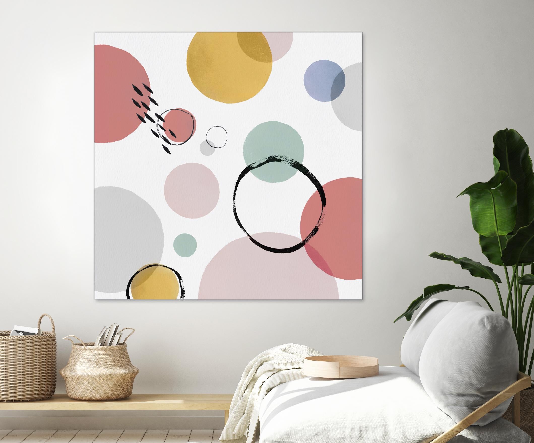 Colour Motion I by Isabelle Z on GIANT ART - red abstract