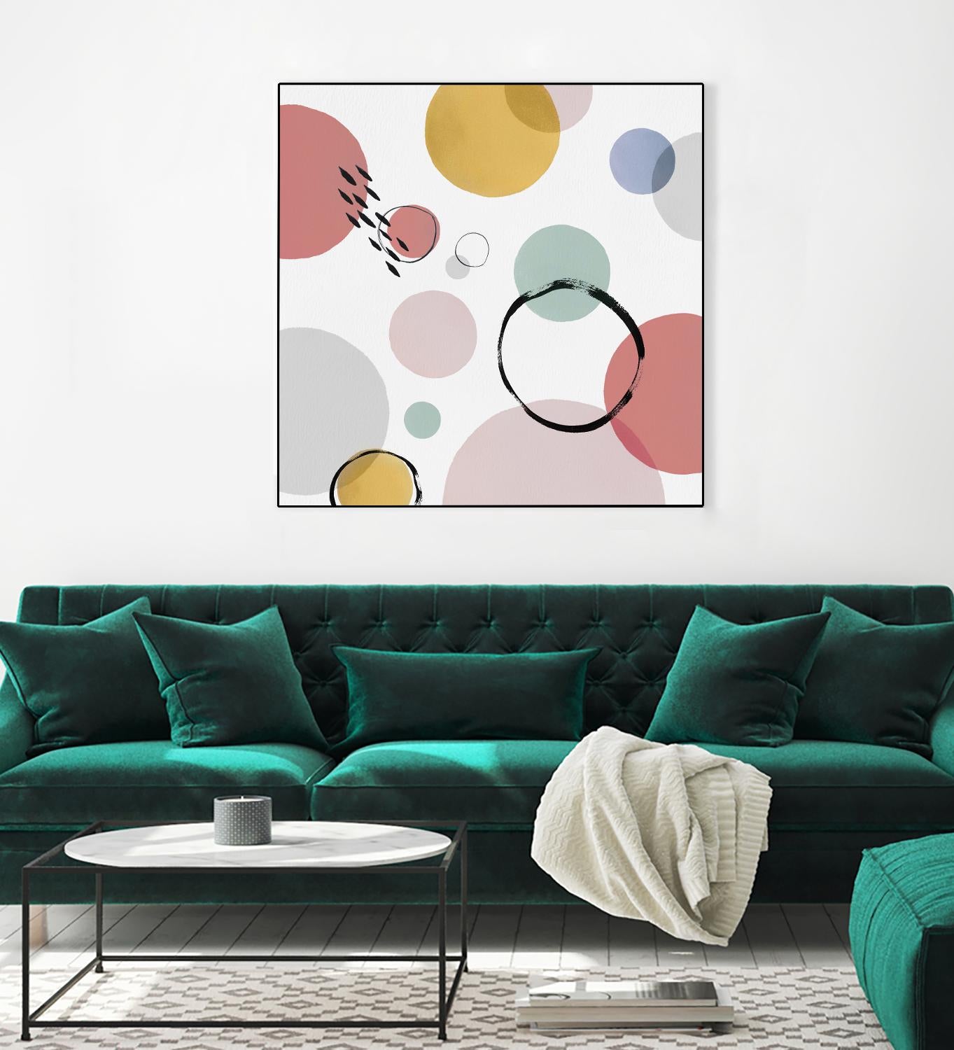 Colour Motion I by Isabelle Z on GIANT ART - red abstract