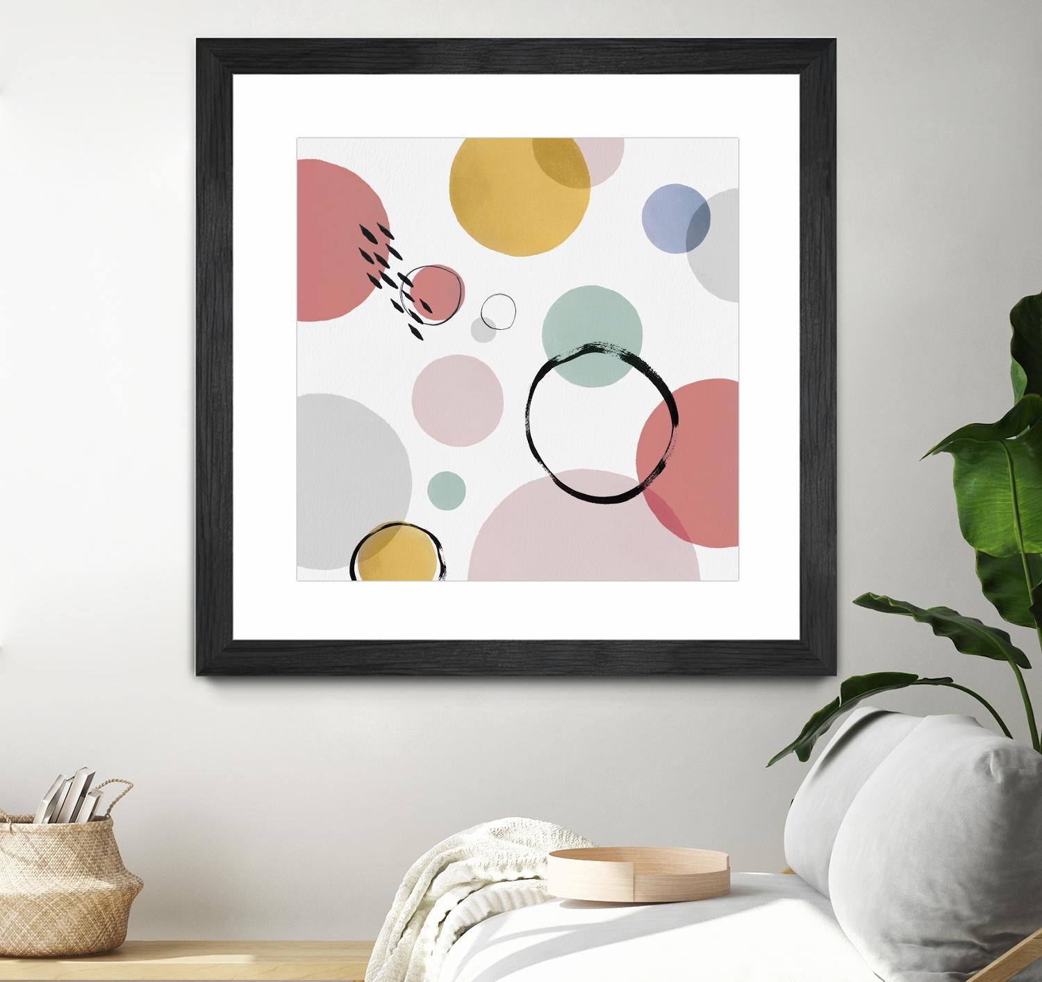 Colour Motion I by Isabelle Z on GIANT ART - red abstract