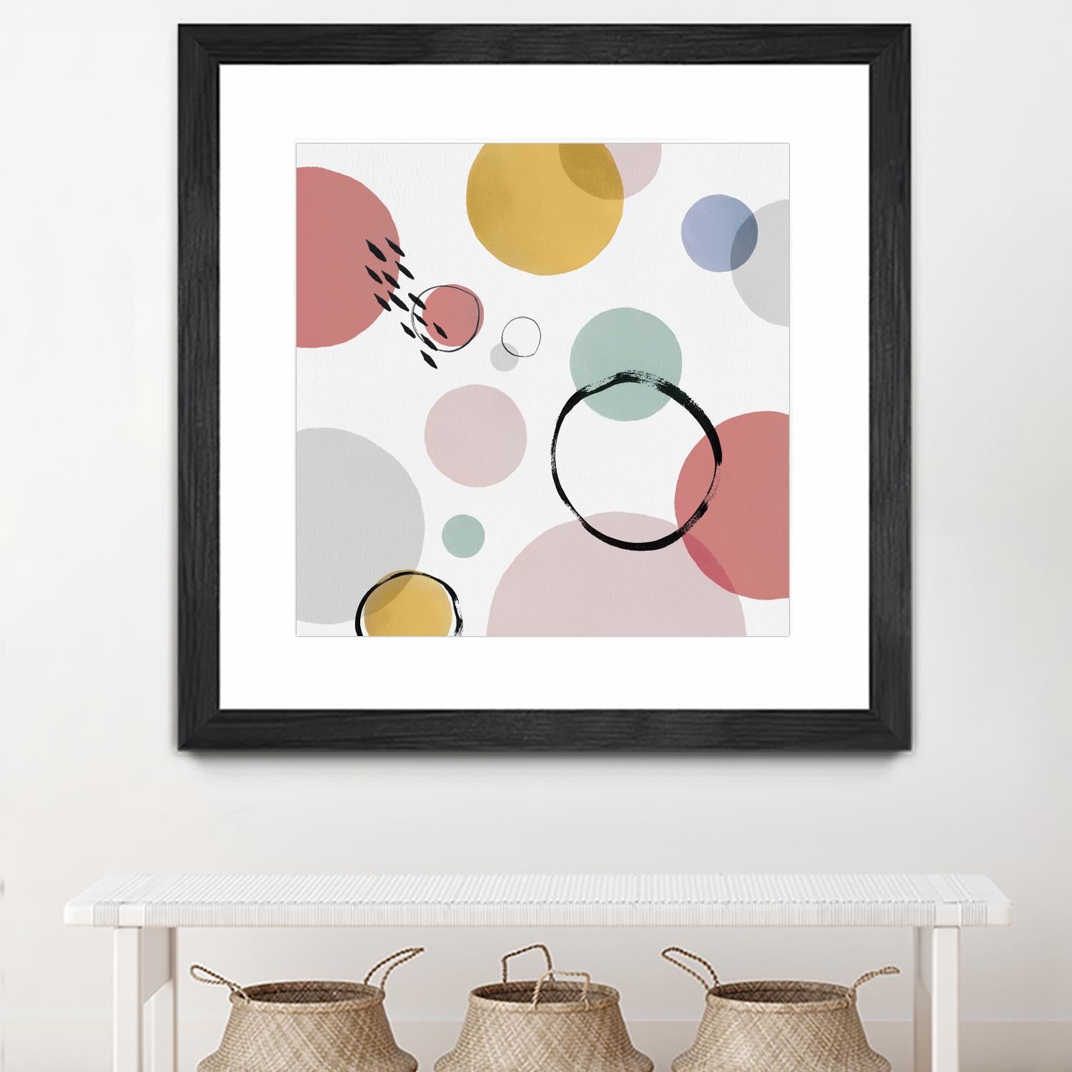 Colour Motion I by Isabelle Z on GIANT ART - red abstract