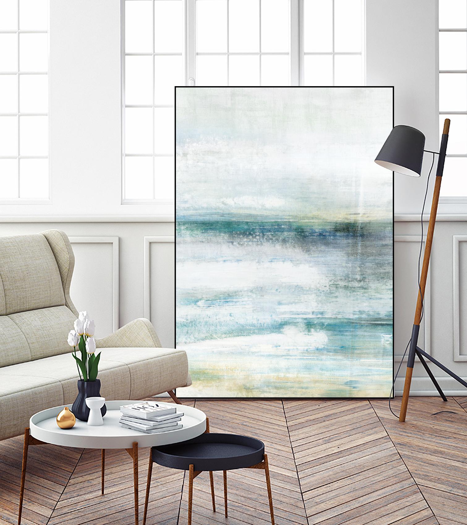 Waverly I by Isabelle Z on GIANT ART - green abstract