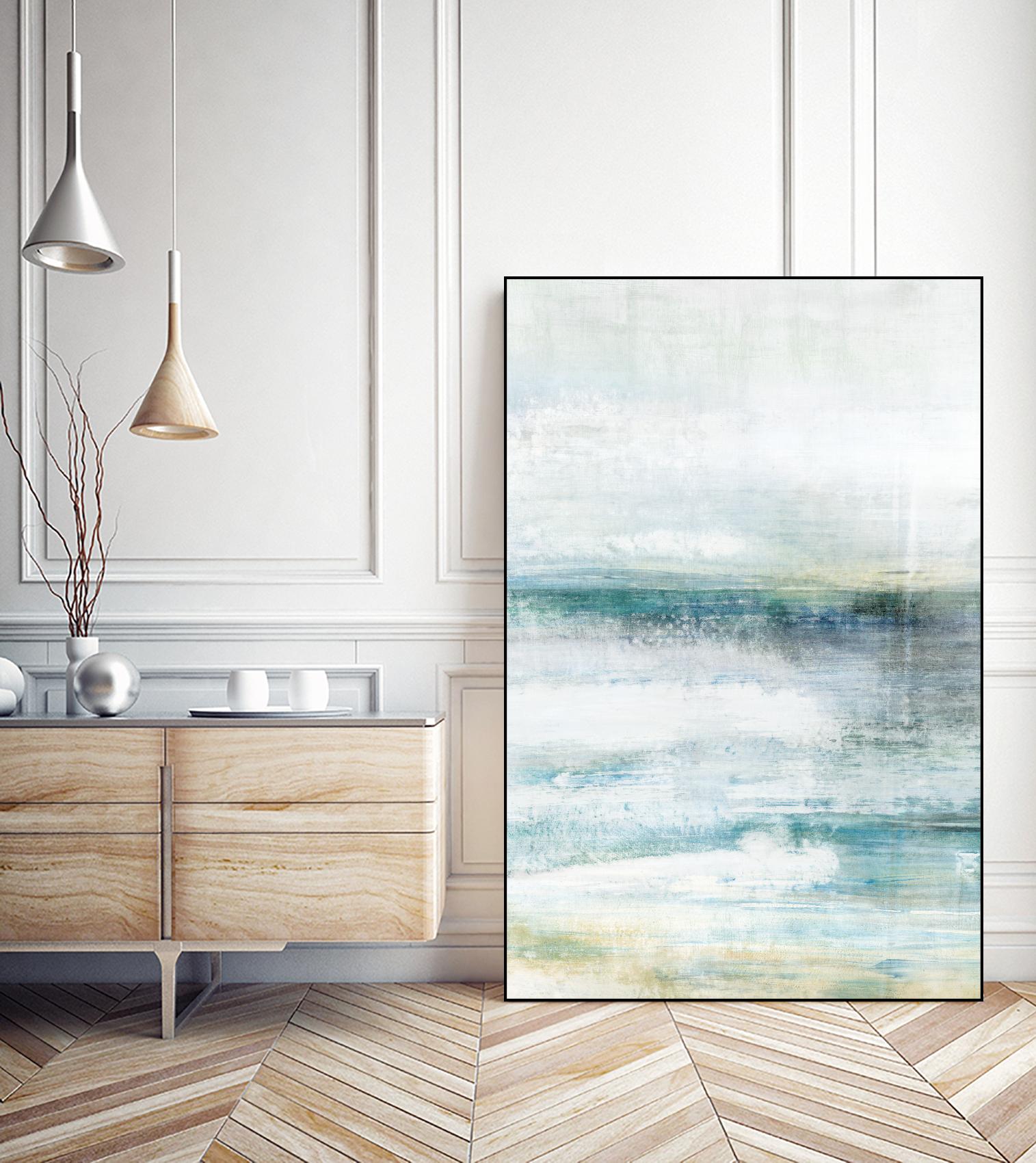 Waverly I by Isabelle Z on GIANT ART - green abstract