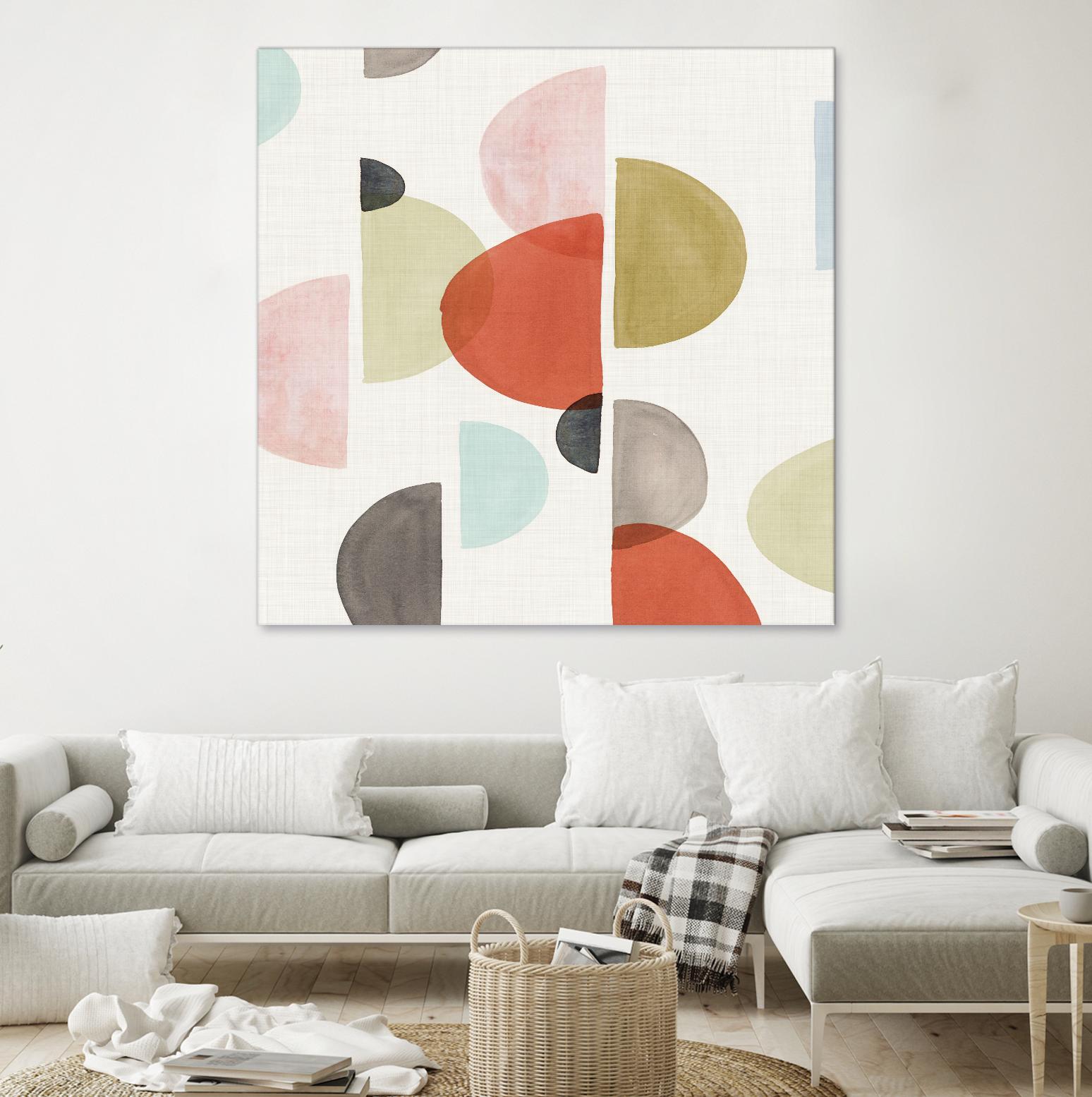 Dot Com II by Isabelle Z on GIANT ART - red abstract