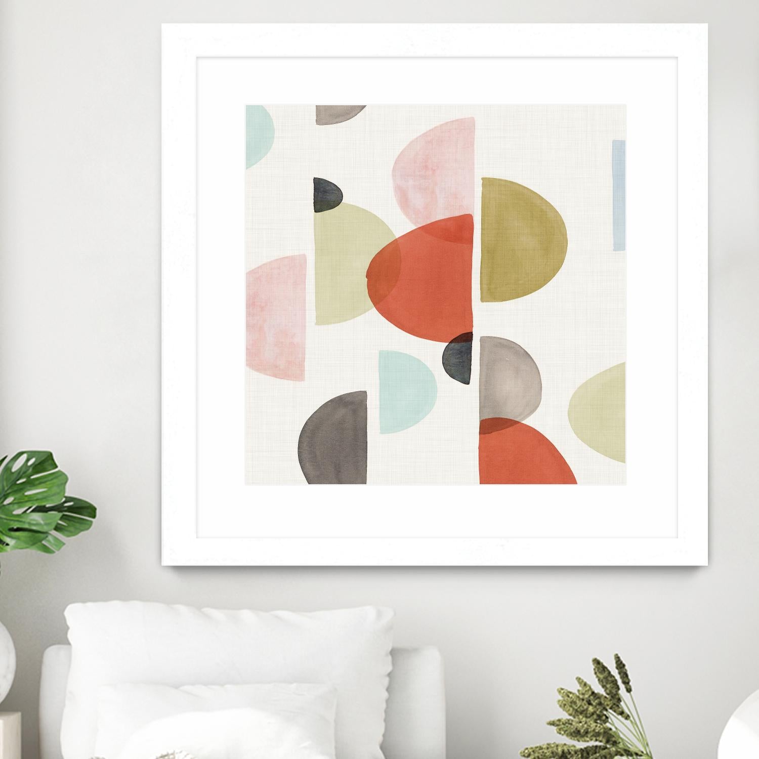 Dot Com II by Isabelle Z on GIANT ART - red abstract