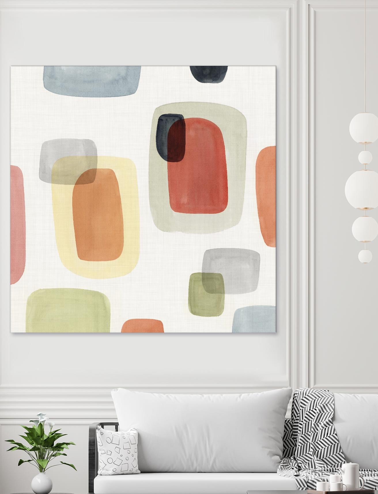 Commerce I by Isabelle Z on GIANT ART - orange abstract