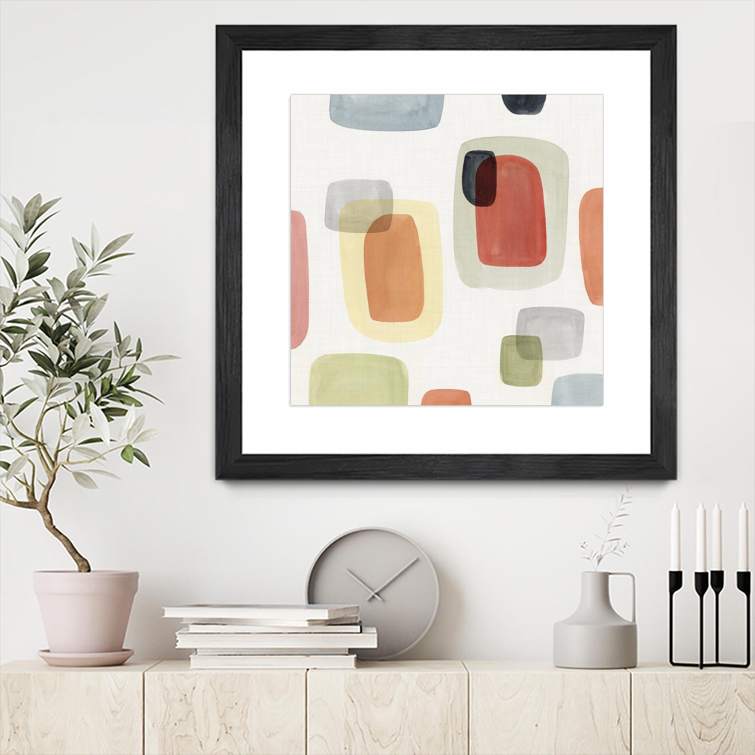 Commerce I by Isabelle Z on GIANT ART - orange abstract