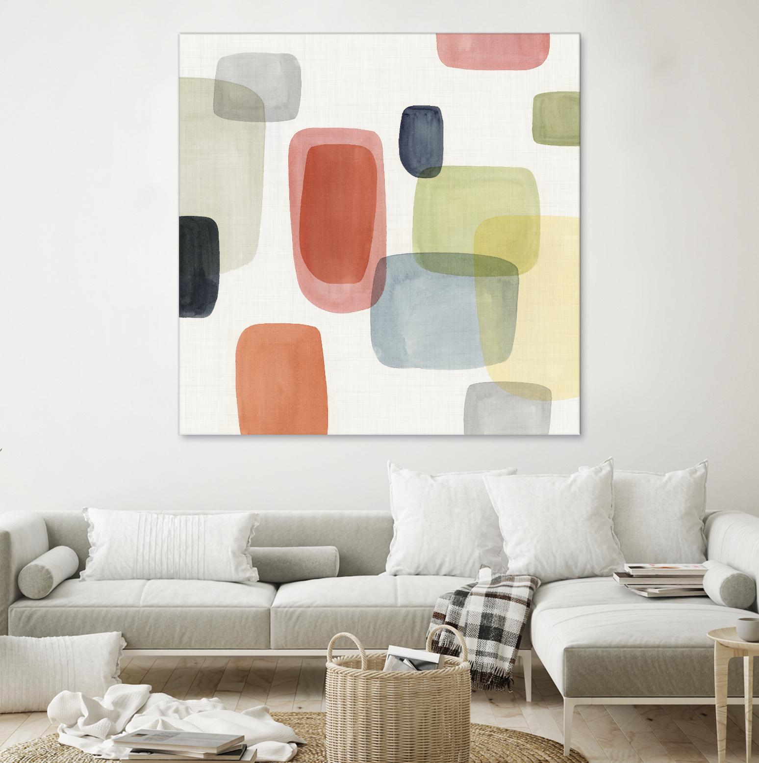 Commerce II by Isabelle Z on GIANT ART - red abstract