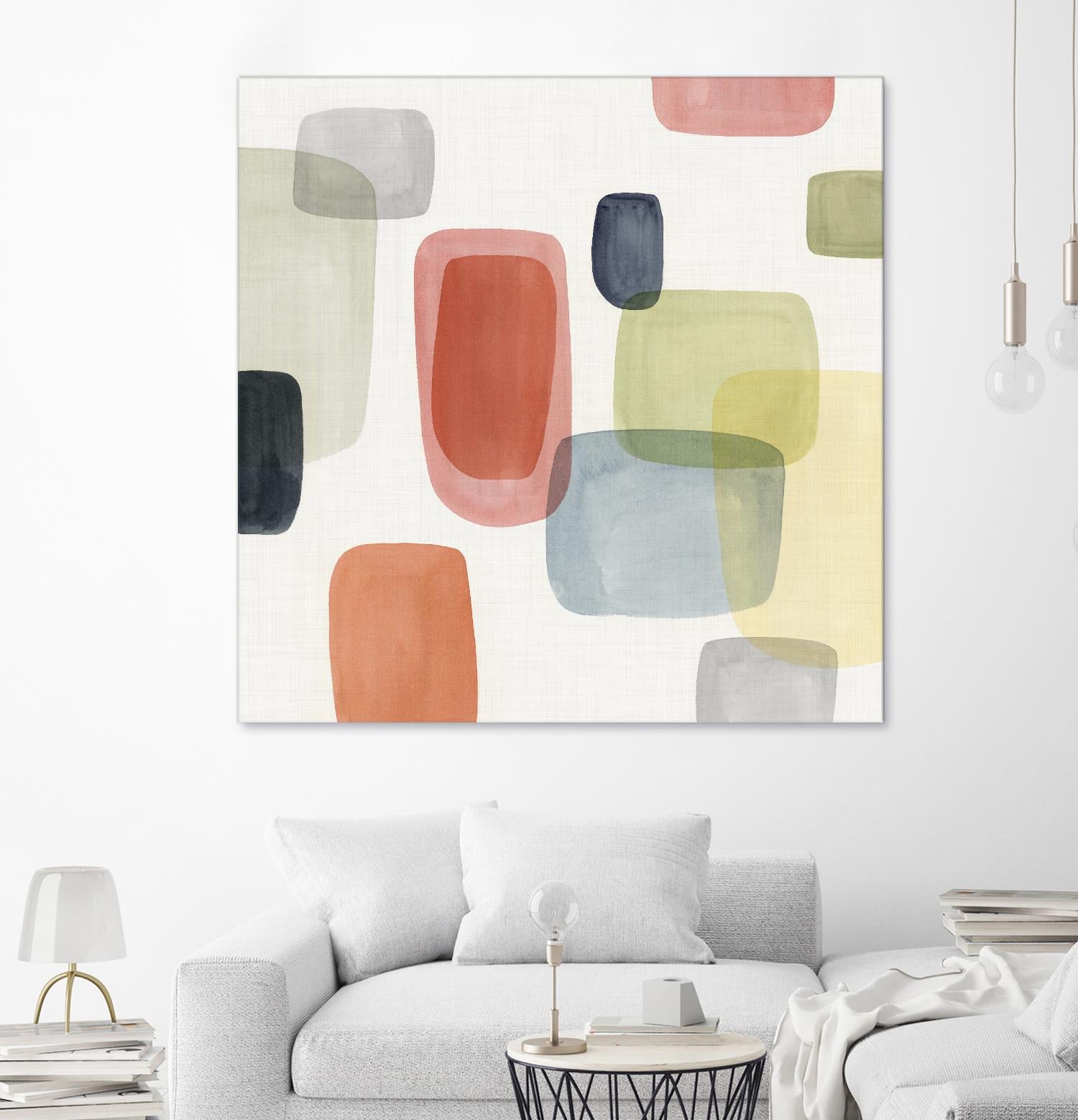 Commerce II by Isabelle Z on GIANT ART - red abstract