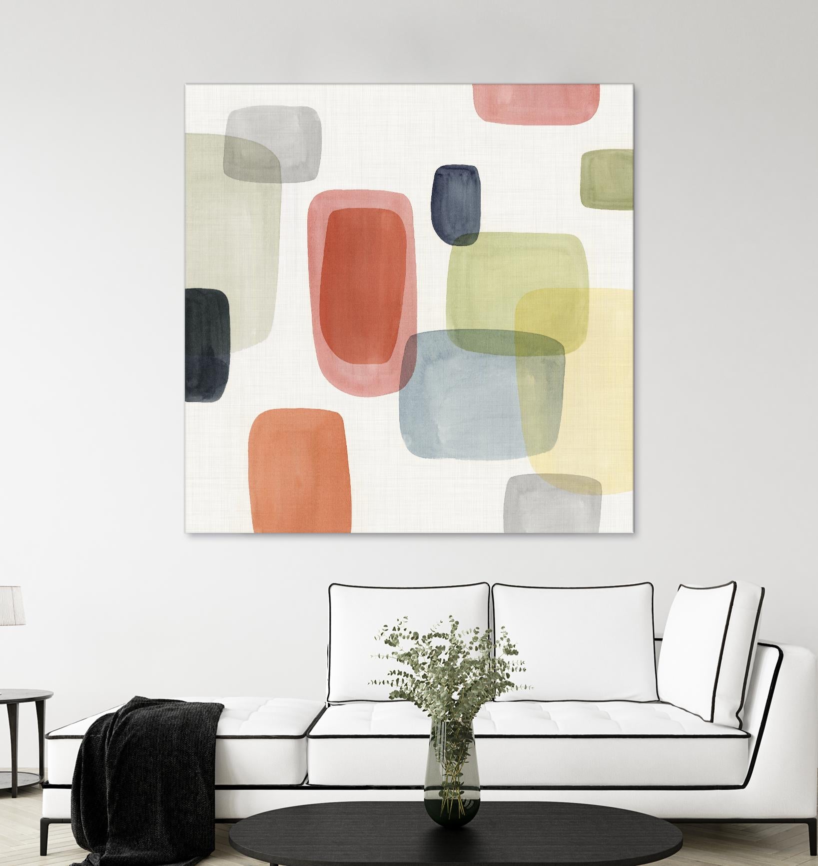 Commerce II by Isabelle Z on GIANT ART - red abstract