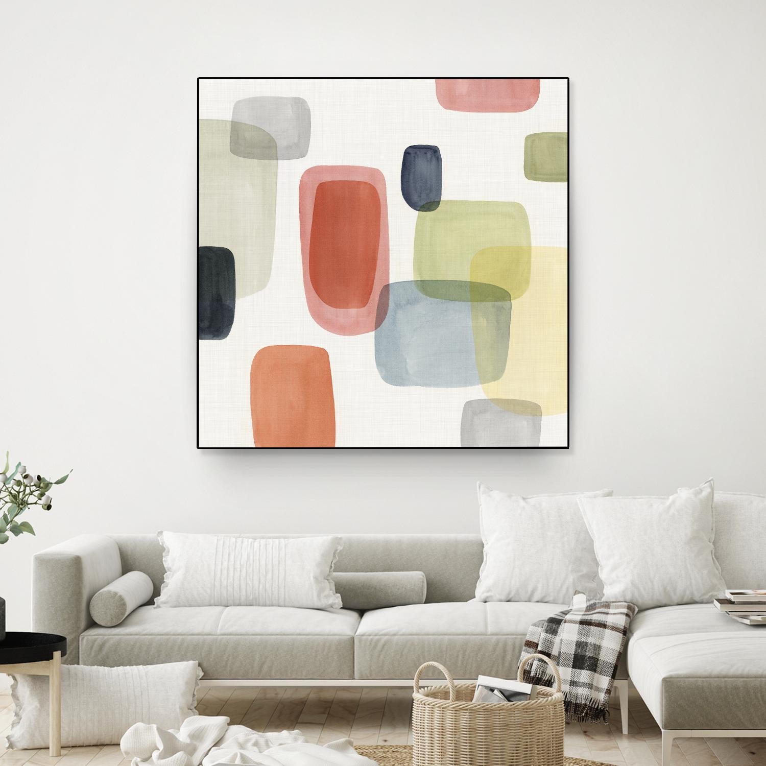 Commerce II by Isabelle Z on GIANT ART - red abstract