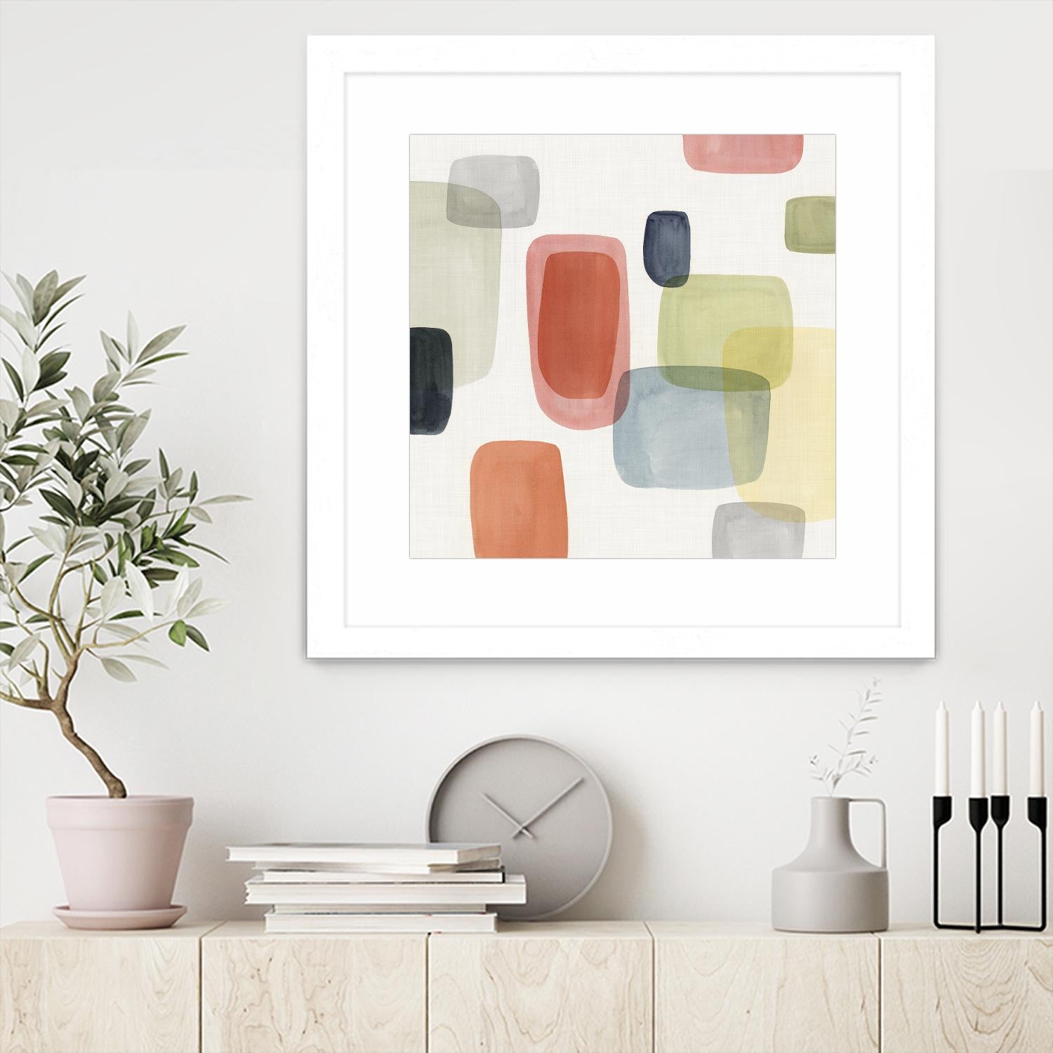 Commerce II by Isabelle Z on GIANT ART - red abstract