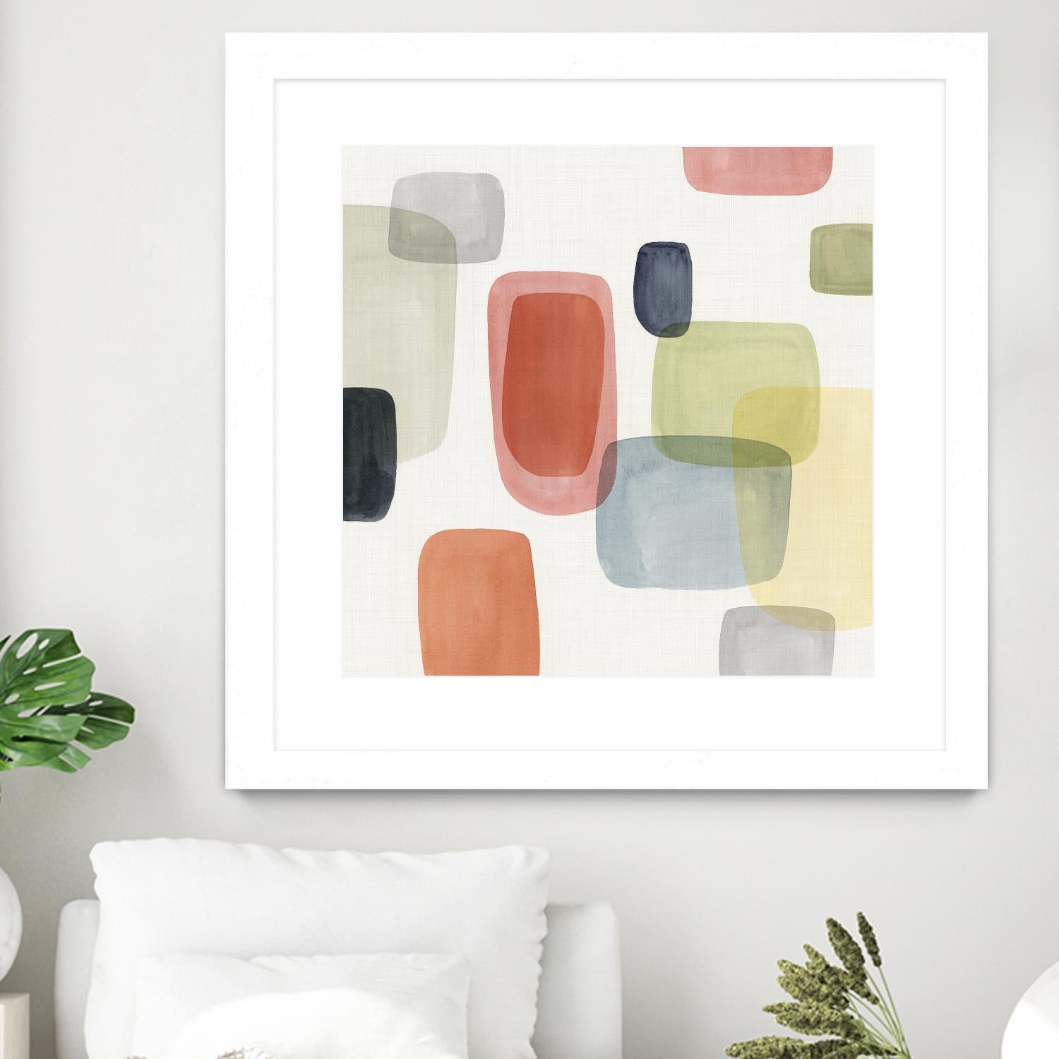 Commerce II by Isabelle Z on GIANT ART - red abstract