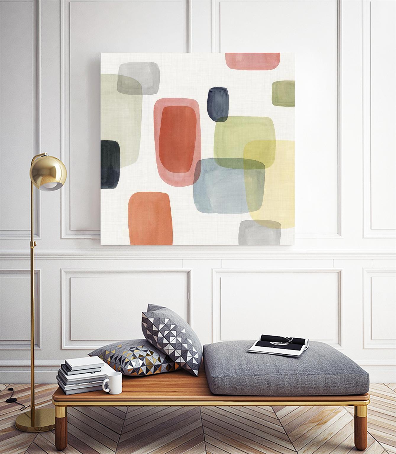 Commerce II by Isabelle Z on GIANT ART - red abstract