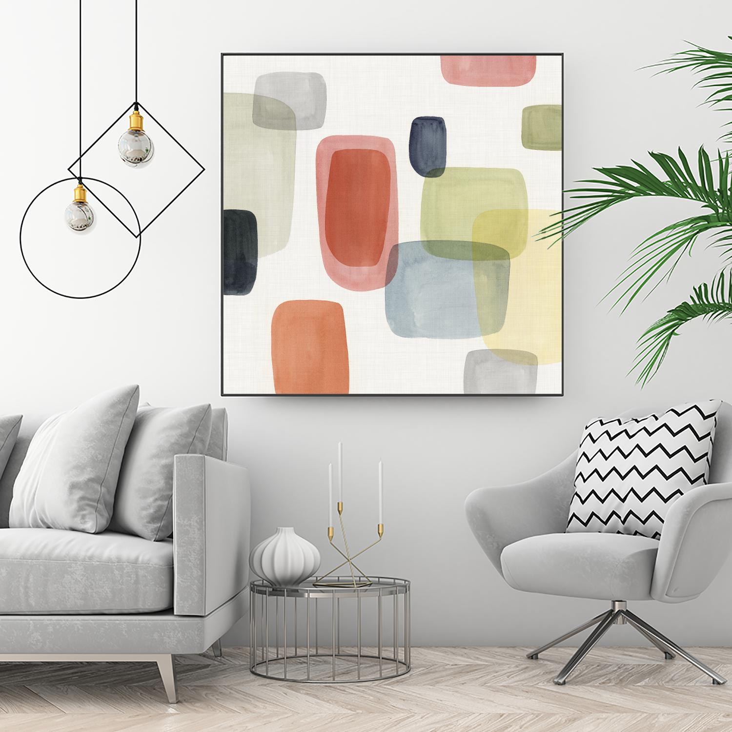 Commerce II by Isabelle Z on GIANT ART - red abstract