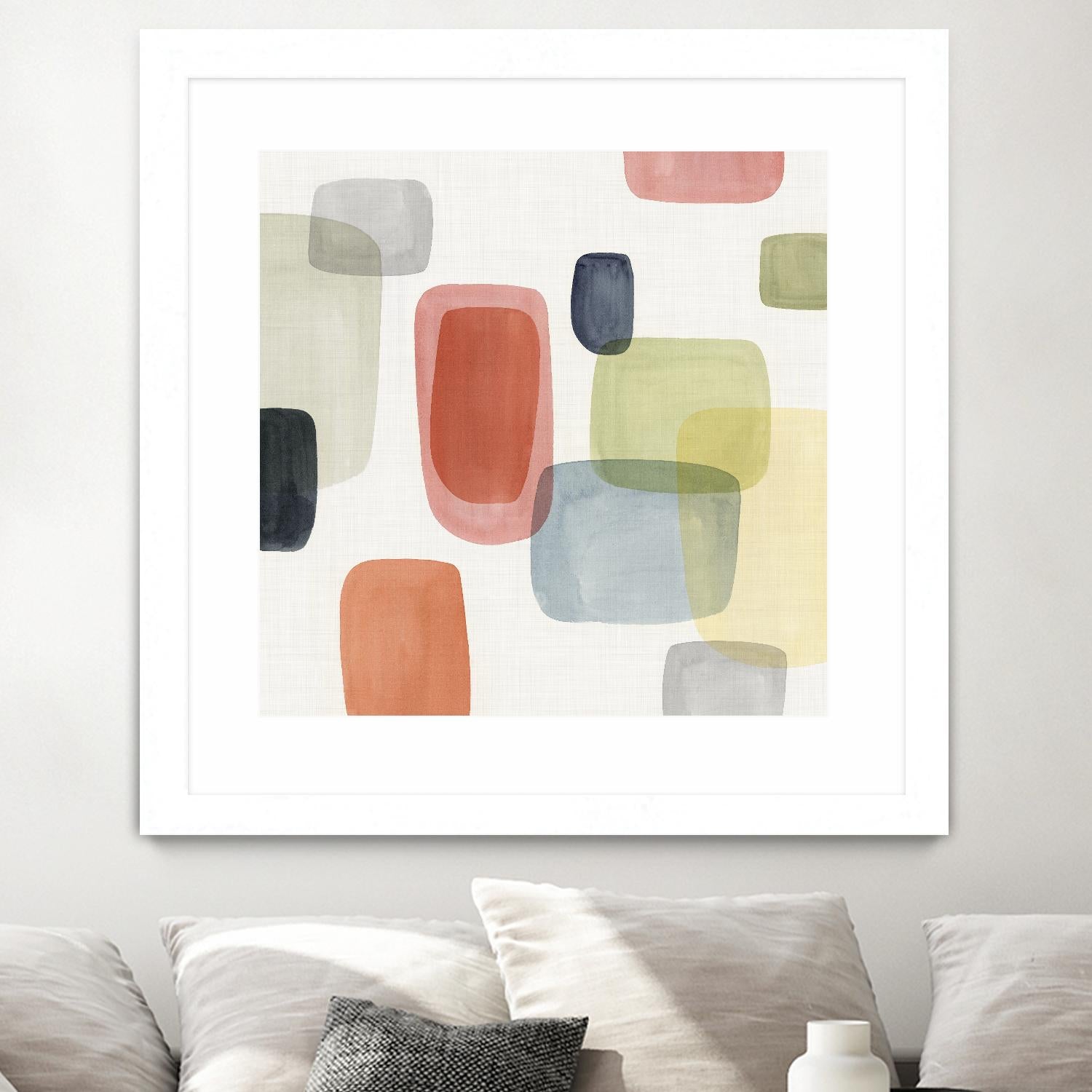 Commerce II by Isabelle Z on GIANT ART - red abstract