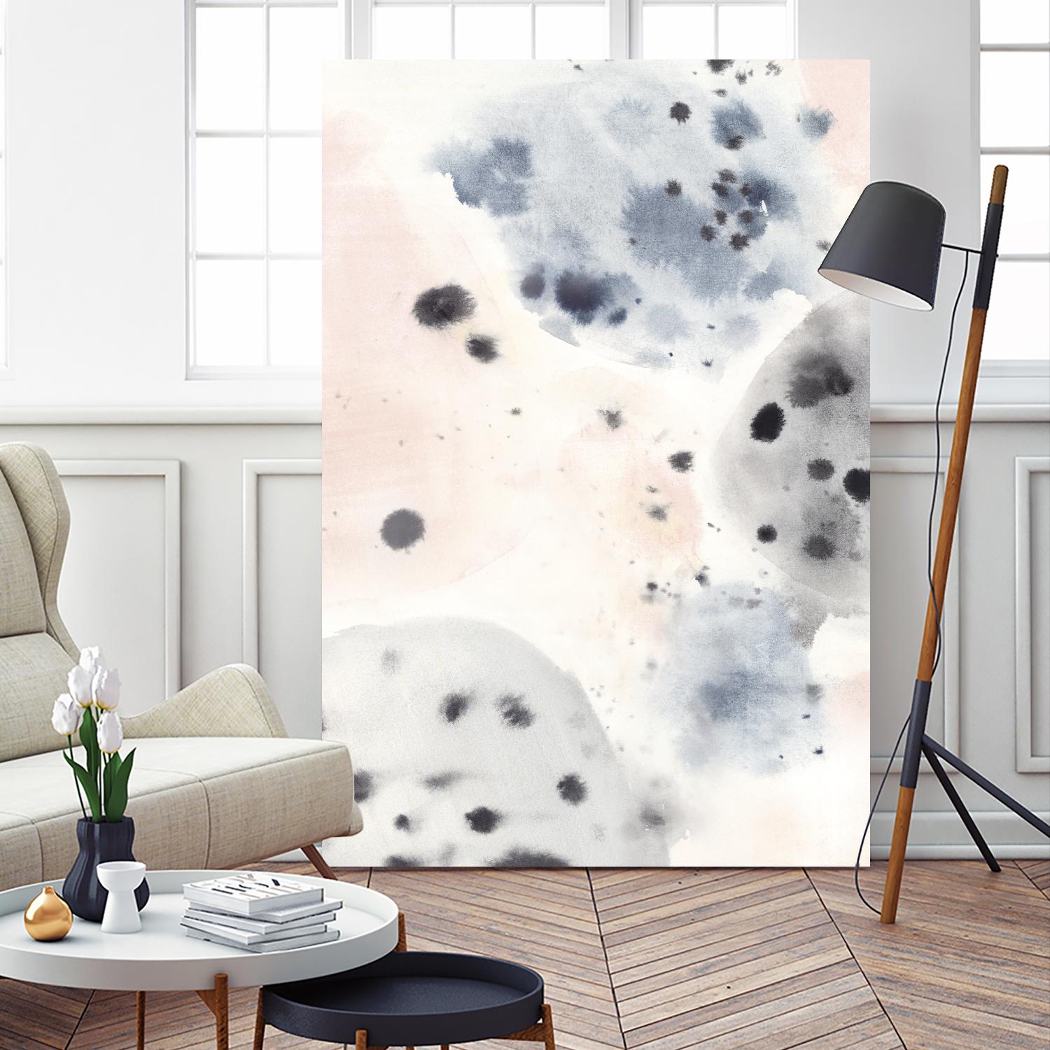 Islands I by Isabelle Z on GIANT ART - black abstract