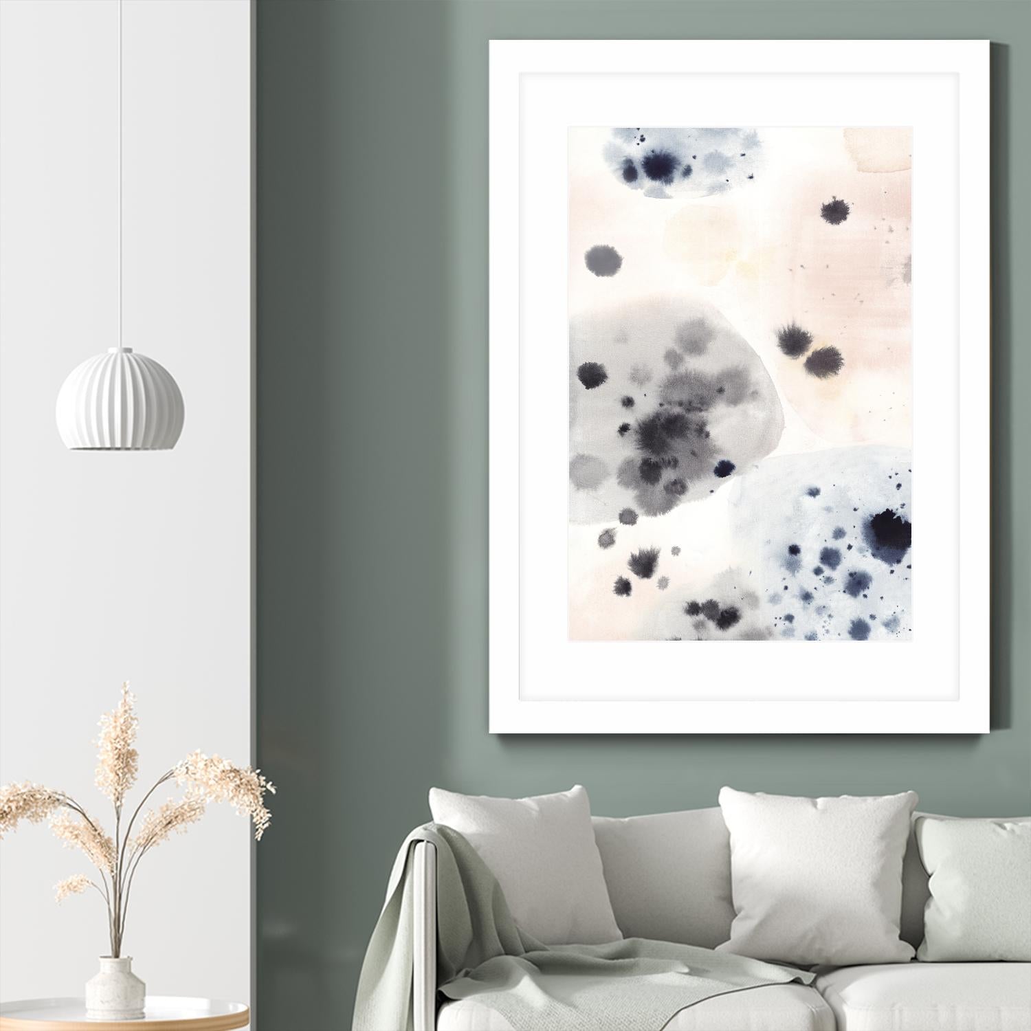 Islands II by Isabelle Z on GIANT ART - black abstract