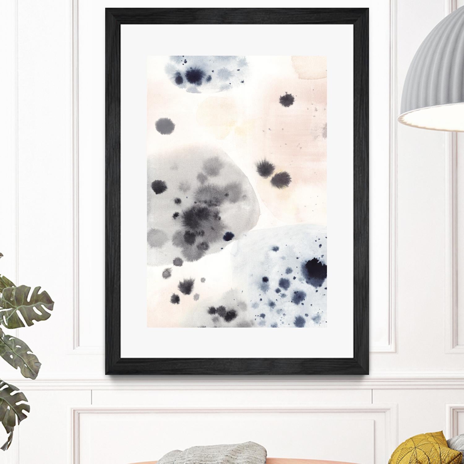 Islands II by Isabelle Z on GIANT ART - black abstract