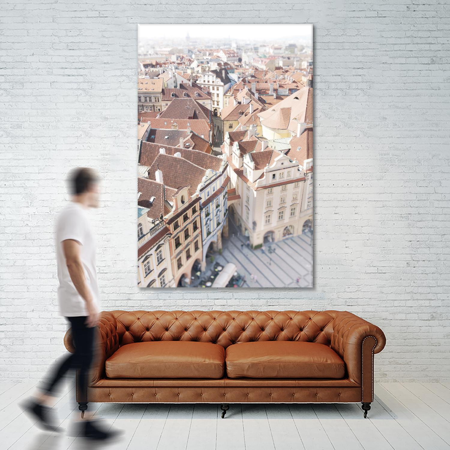 Prague by Georgianna Lane on GIANT ART - white city scene