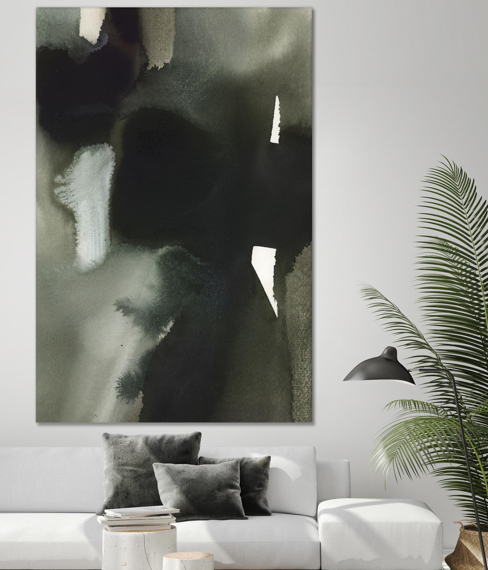 Midnight Abstract I by Bianka Guna on GIANT ART - white abstract