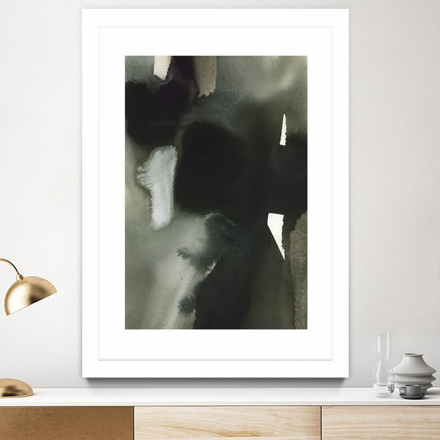 Midnight Abstract I by Bianka Guna on GIANT ART - white abstract