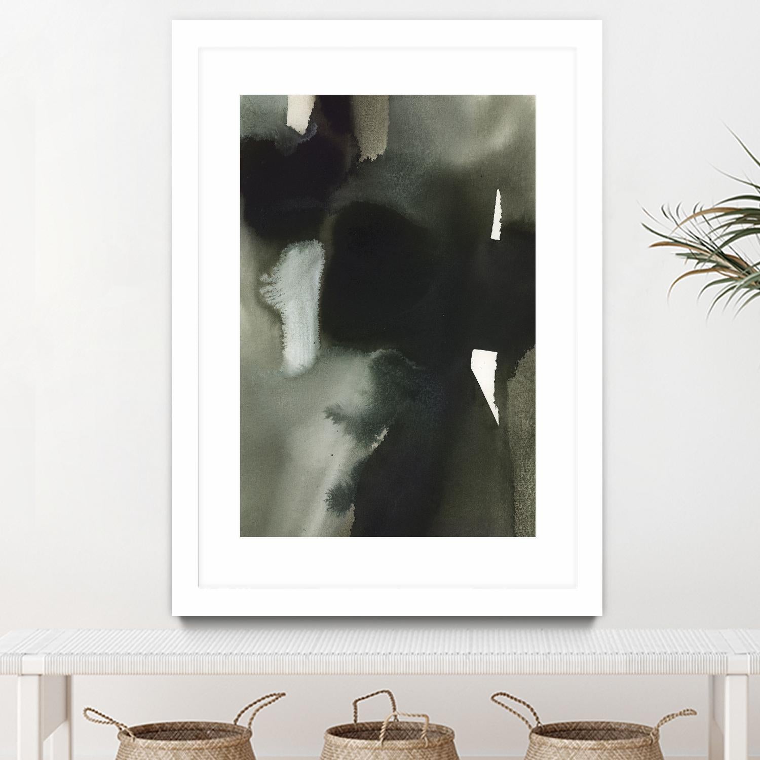 Midnight Abstract I by Bianka Guna on GIANT ART - white abstract