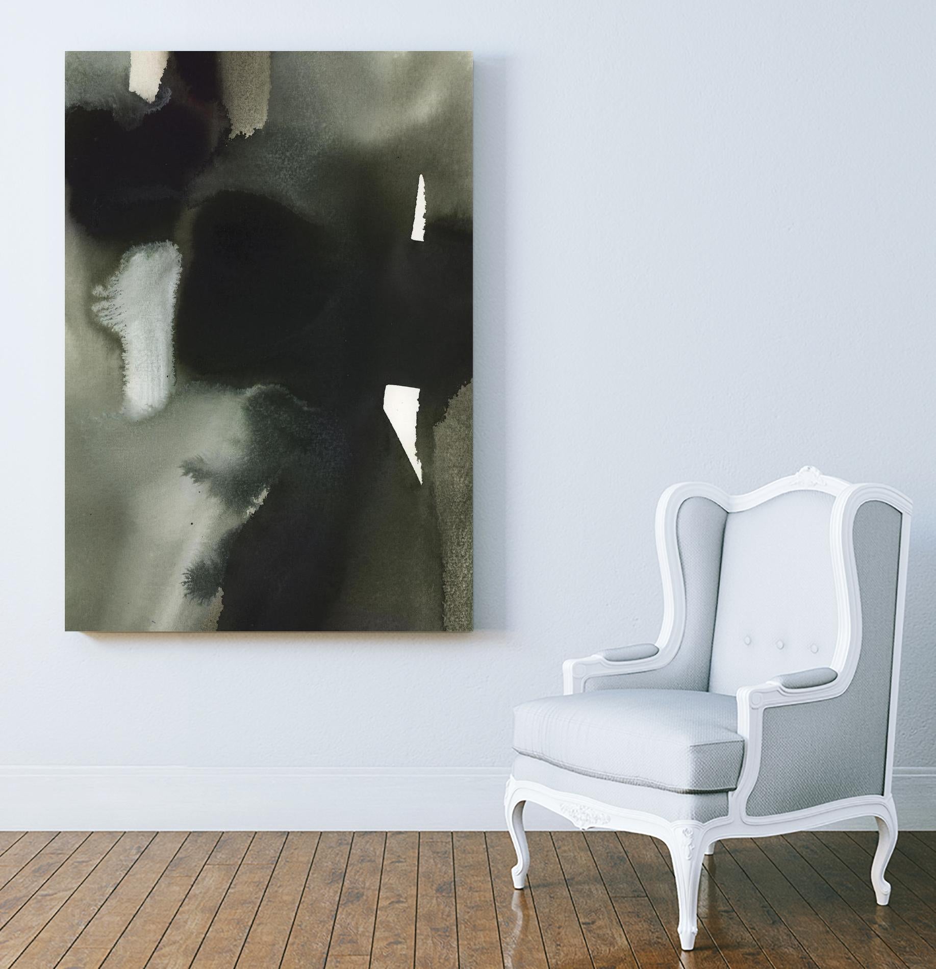 Midnight Abstract I by Bianka Guna on GIANT ART - white abstract