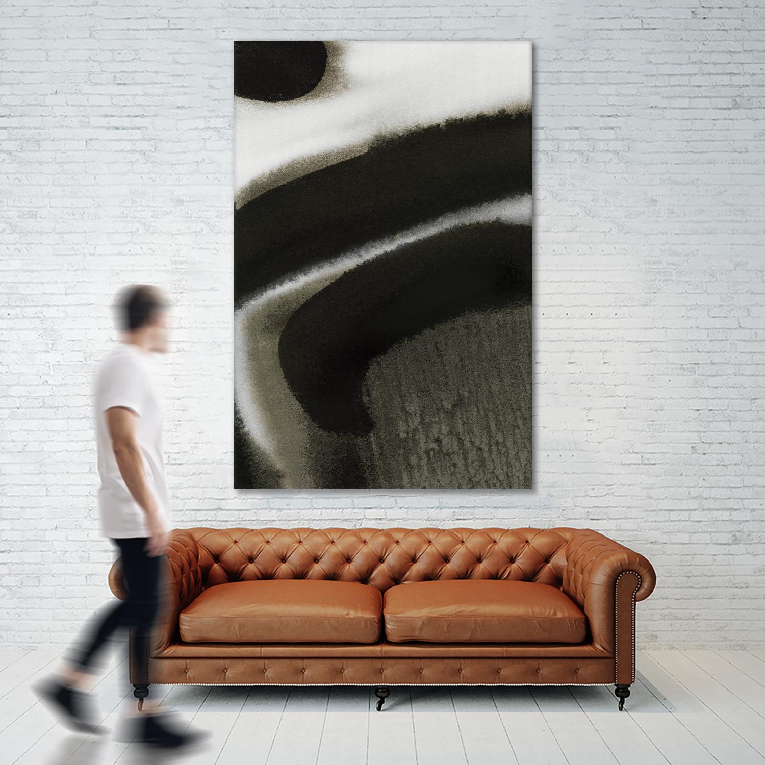 Midnight Abstract II by Bianka Guna on GIANT ART - black abstract