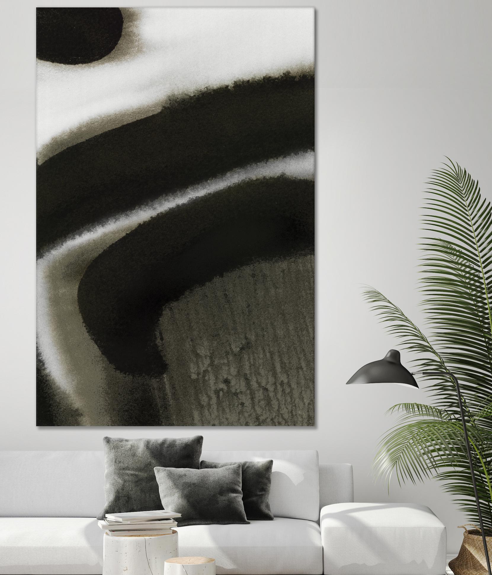 Midnight Abstract II by Bianka Guna on GIANT ART - black abstract