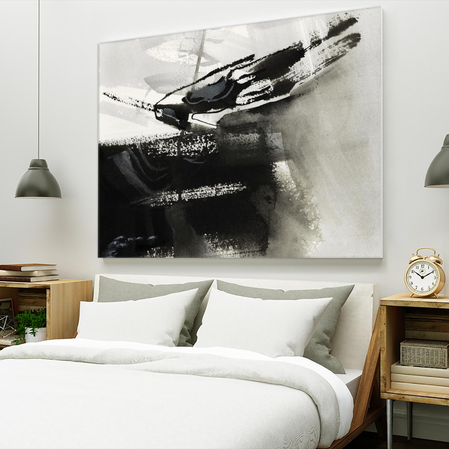 Midnight Abstract IV by Bianka Guna on GIANT ART - white abstract