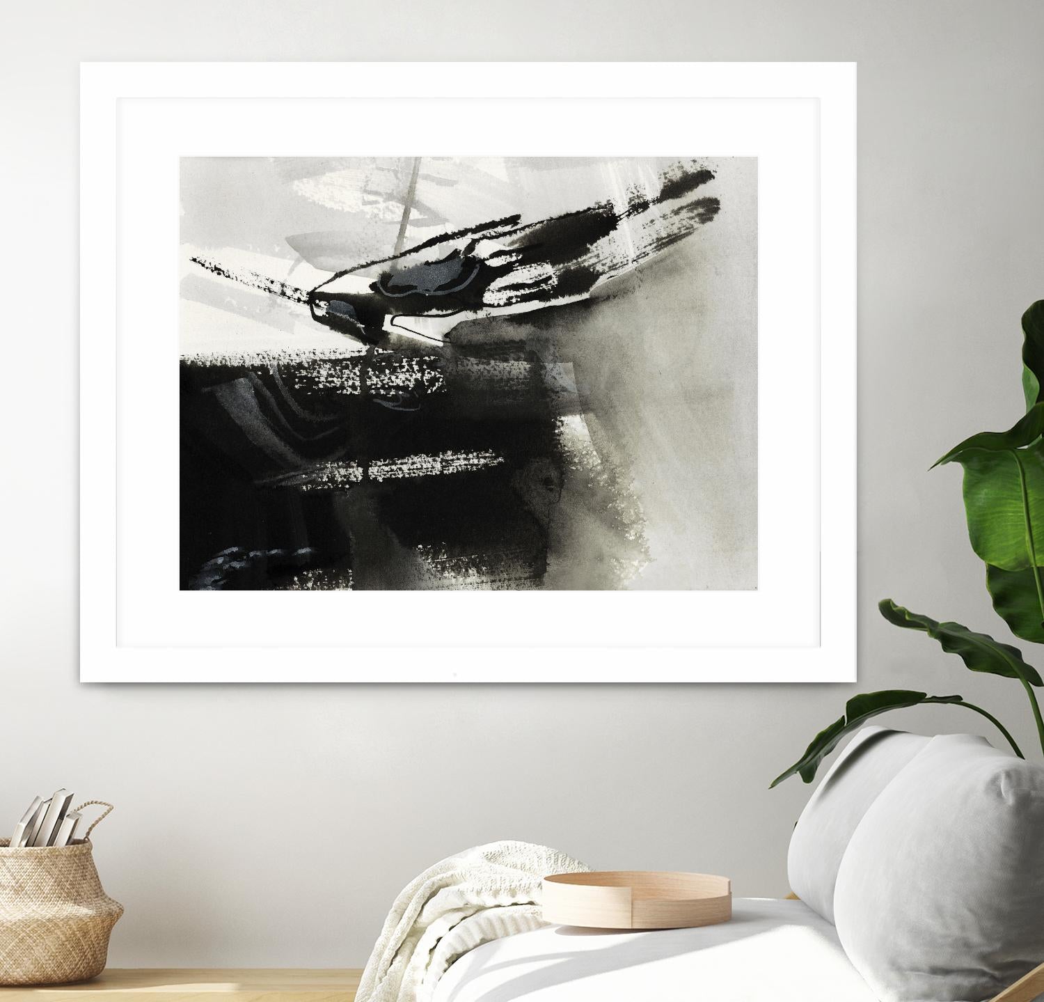 Midnight Abstract IV by Bianka Guna on GIANT ART - white abstract