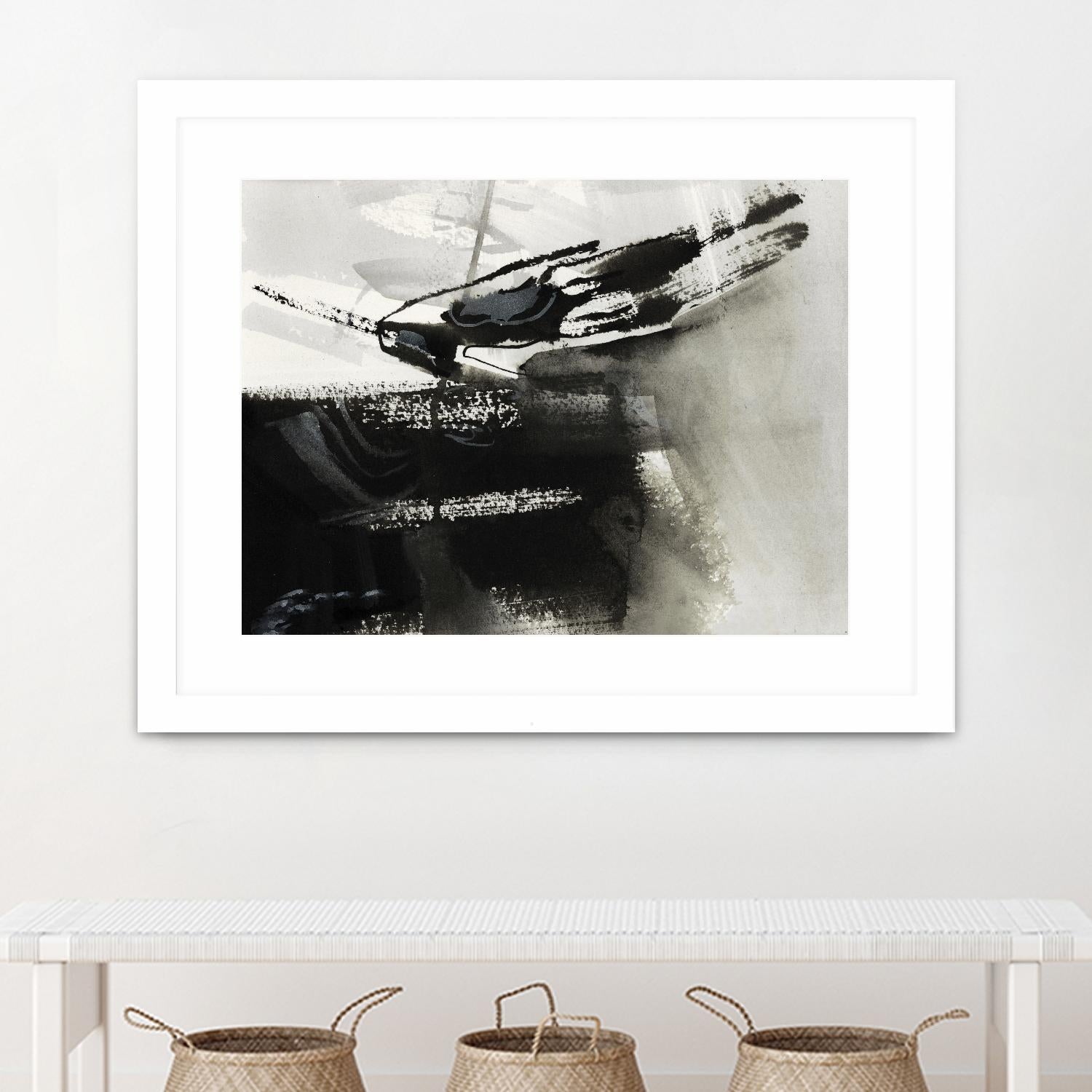 Midnight Abstract IV by Bianka Guna on GIANT ART - white abstract