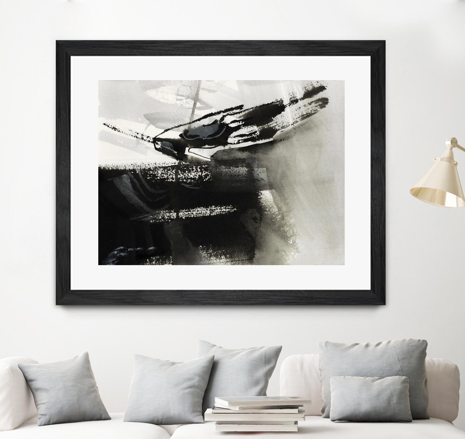 Midnight Abstract IV by Bianka Guna on GIANT ART - white abstract