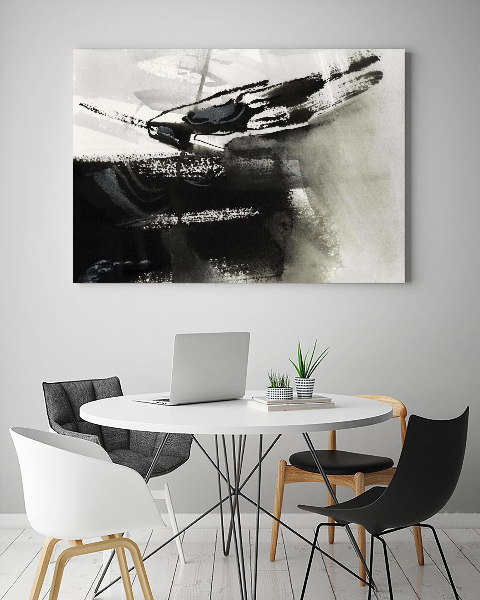 Midnight Abstract IV by Bianka Guna on GIANT ART - white abstract